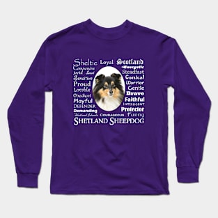 Tri Color Sheltie Long Sleeve T-Shirt